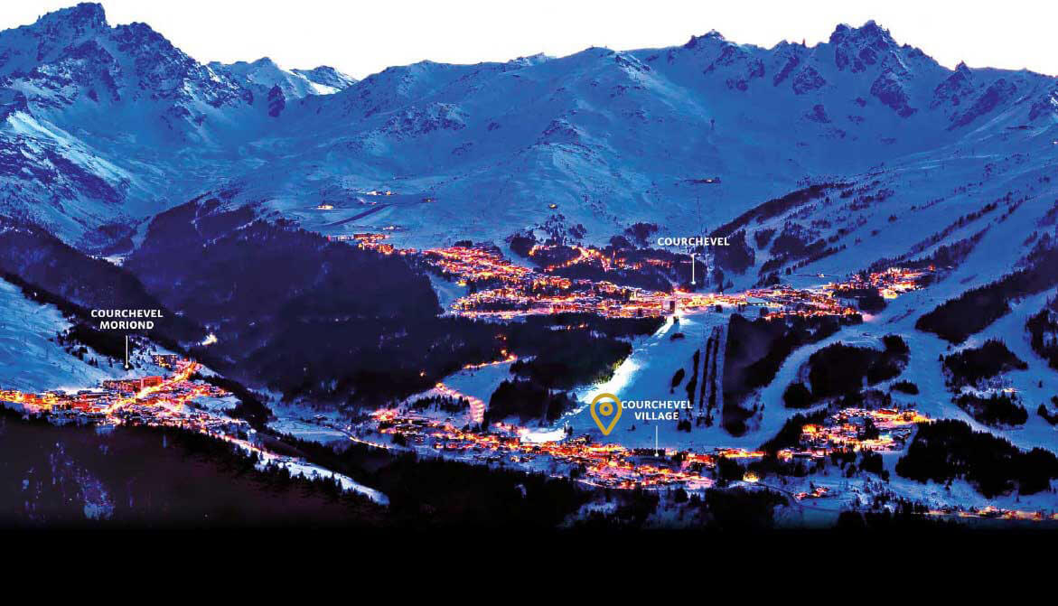 Plan de Courchevel